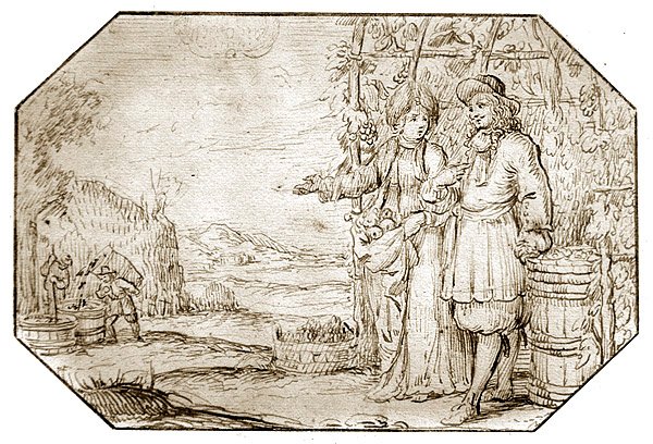Le Quattro Stagioni: Autunno - Raccolto, c.1675 da Netherlandish School