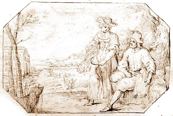 Le quattro stagioni: Estate - Mietitura, c.1675 da Netherlandish School