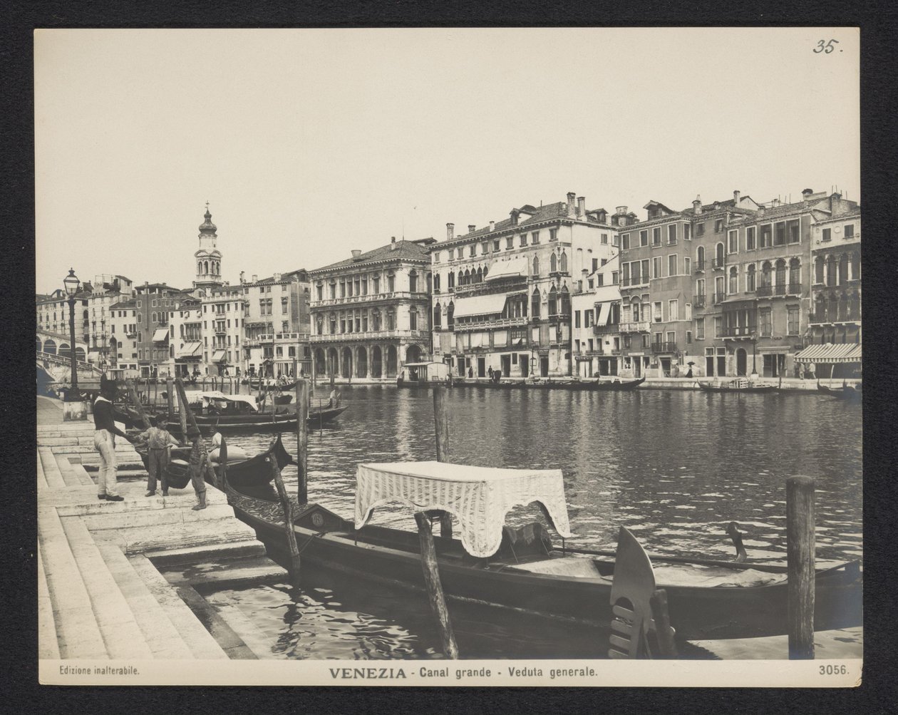Veduta del Canal Grande a Venezia da Neue Photographische Gesellschaft