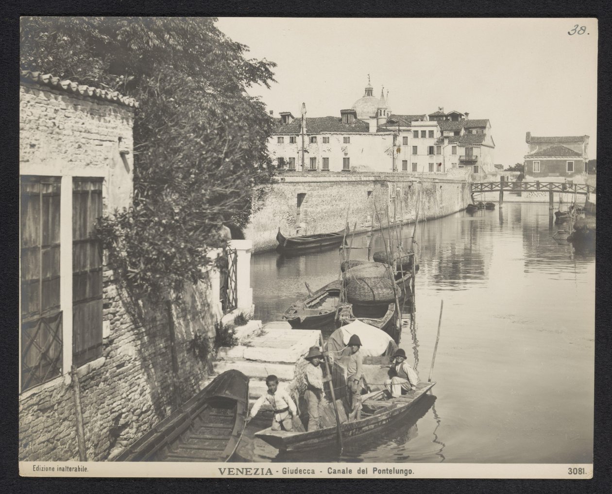 Canale a Venezia da Neue Photographische Gesellschaft
