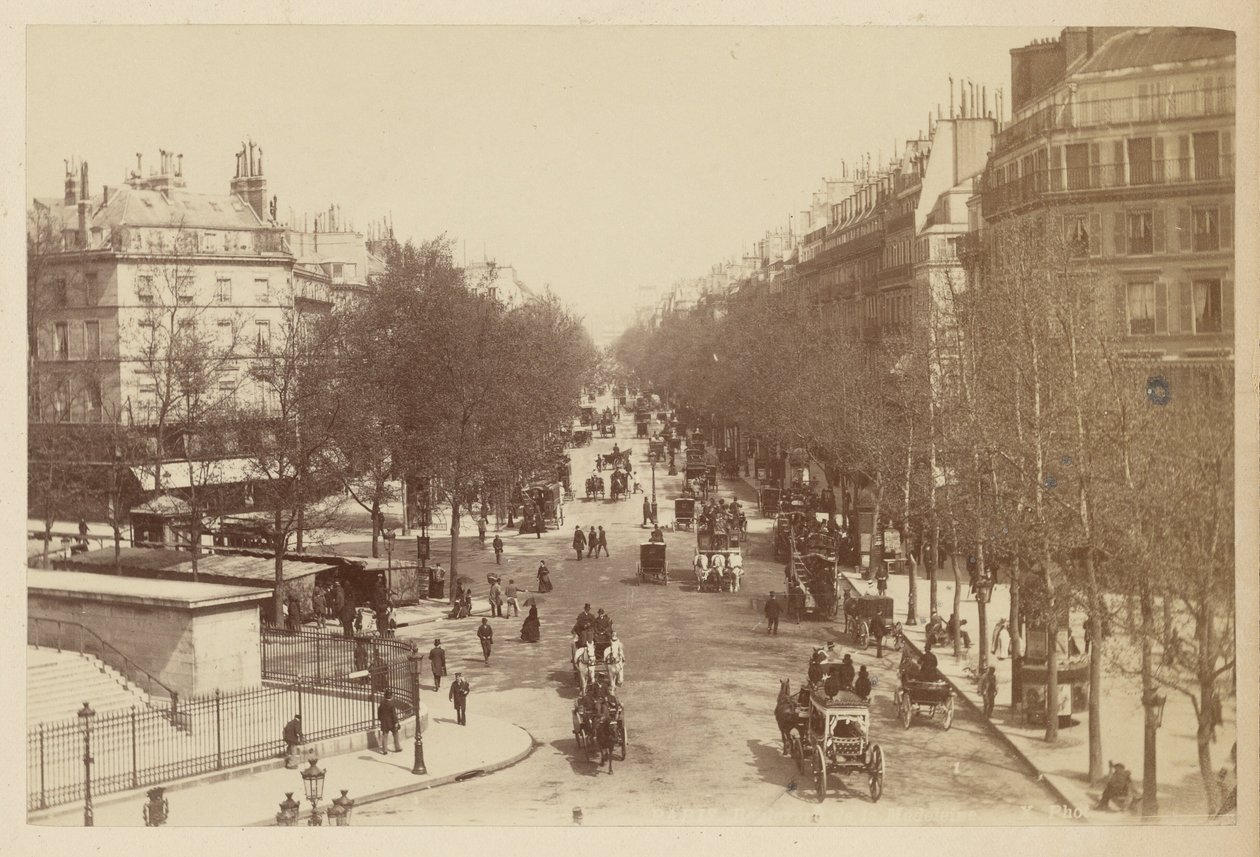 Parigi, Boulevard de la Madeleine da Neurdein freres
