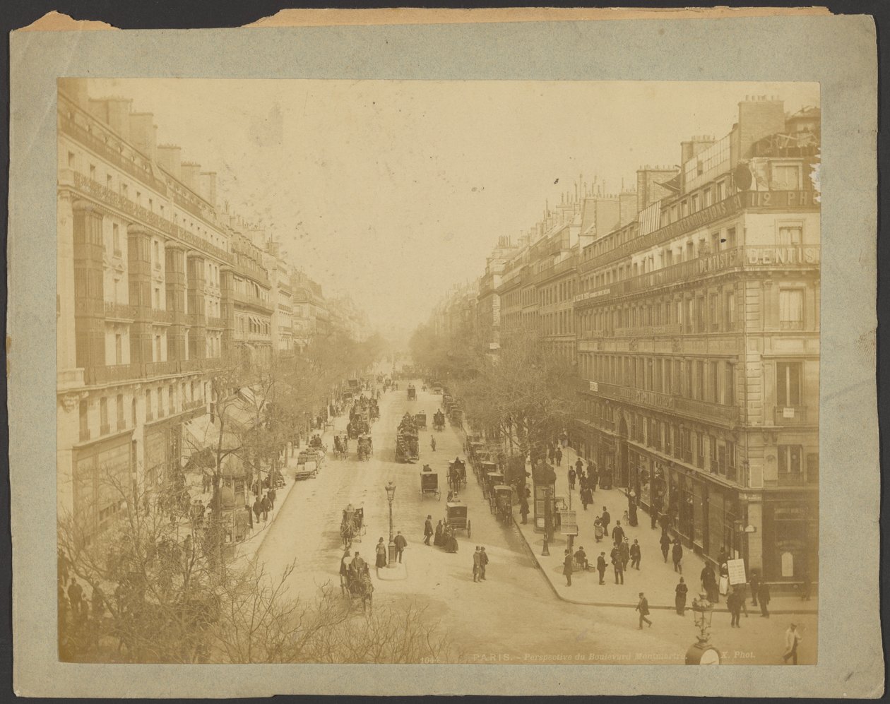 Parigi, prospettiva Boulevard Montmartre da Neurdein freres