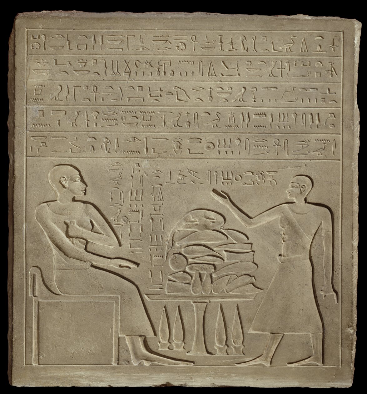 Stele di Imeny da New Kingdom Egyptian