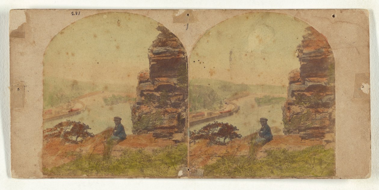 Vista sul Potomac. N. 2. Il monte Pinnacle, di fronte a Harper