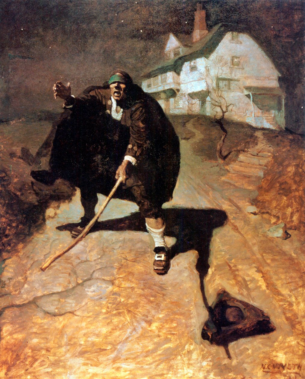 Blind Pew, illustrazione da L