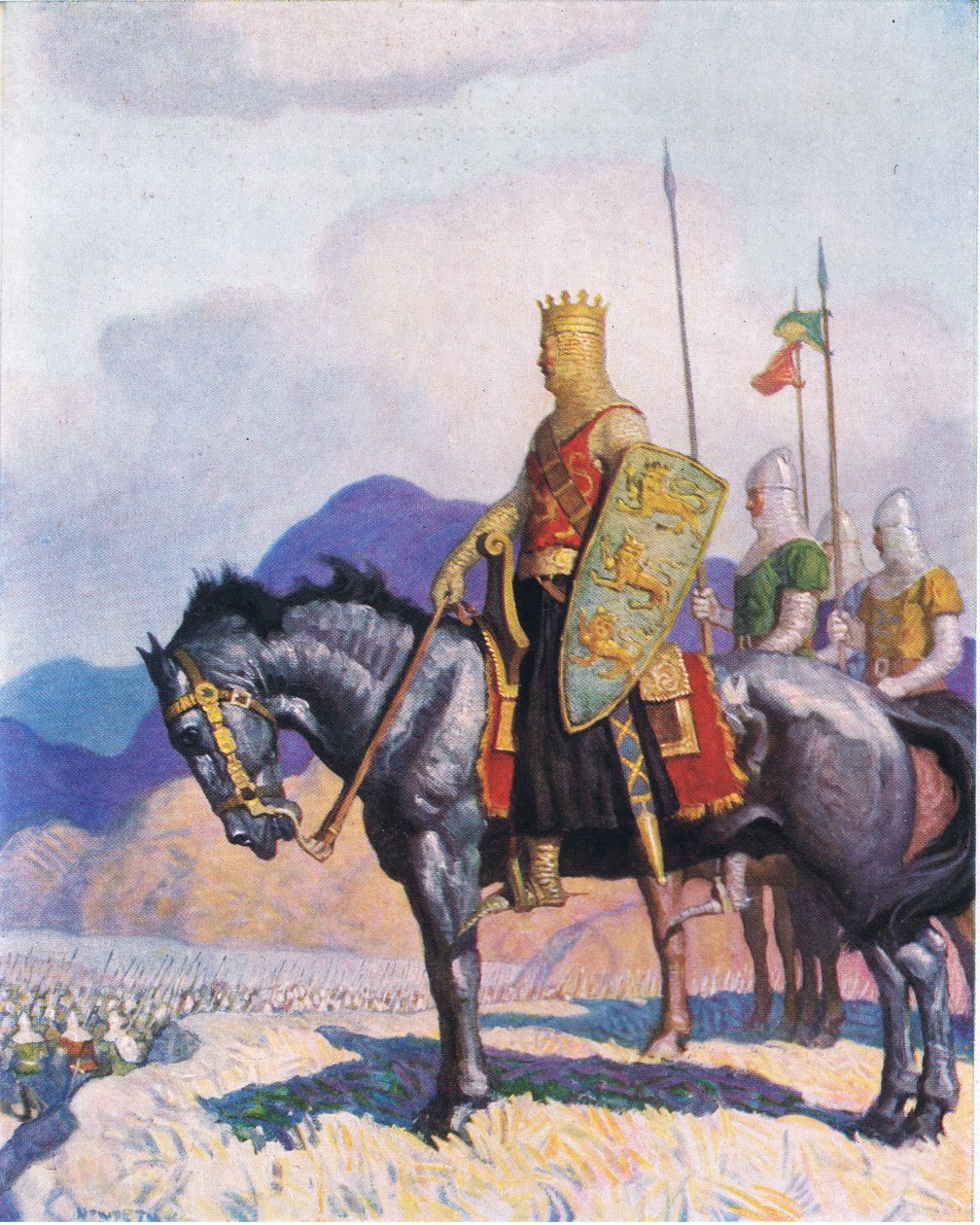 Re Edoardo, da The Scottish Chiefs pubblicato da Charles Scribner