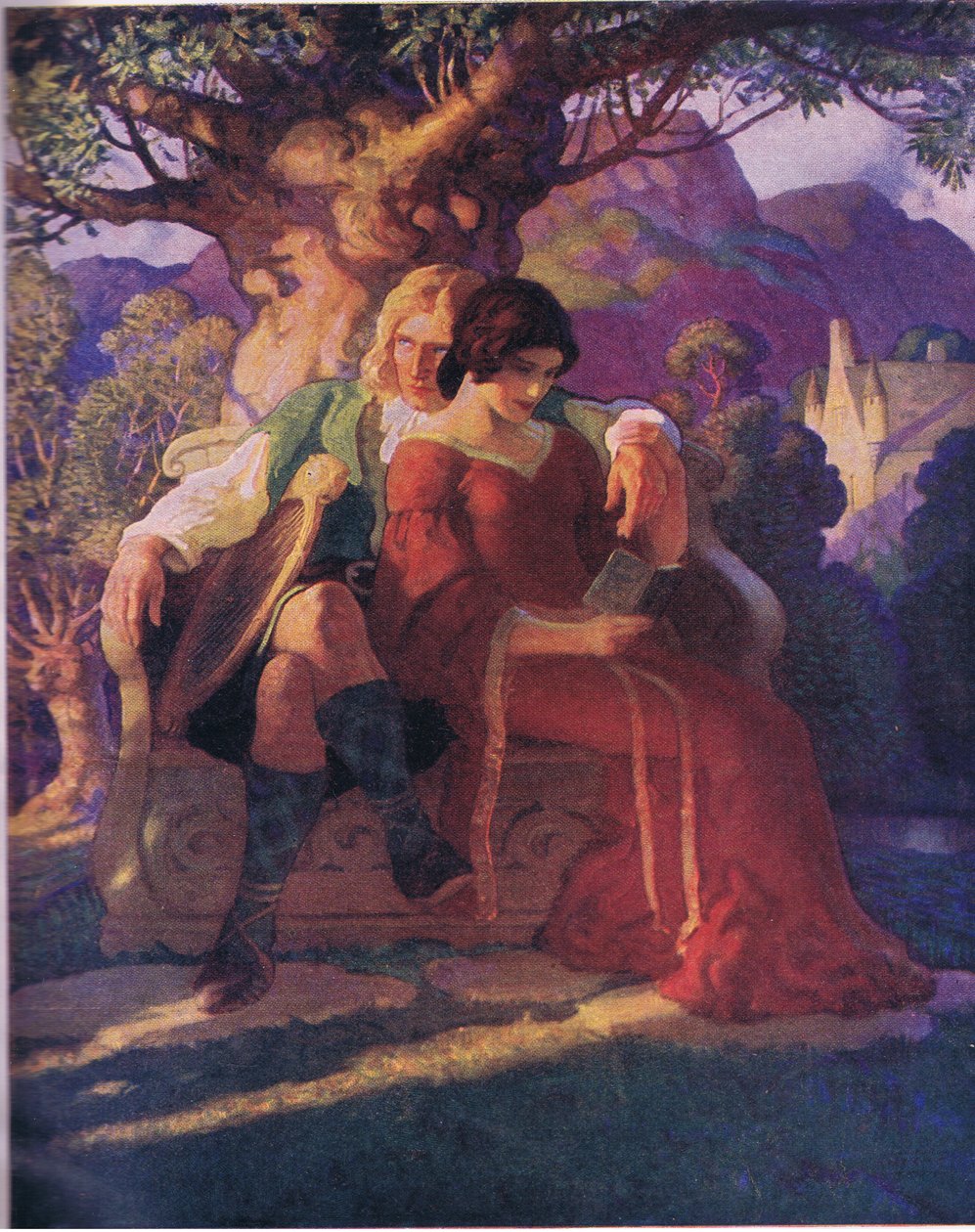 Wallace e Marion, da The Scottish Chiefs pubblicato da Charles Scribner