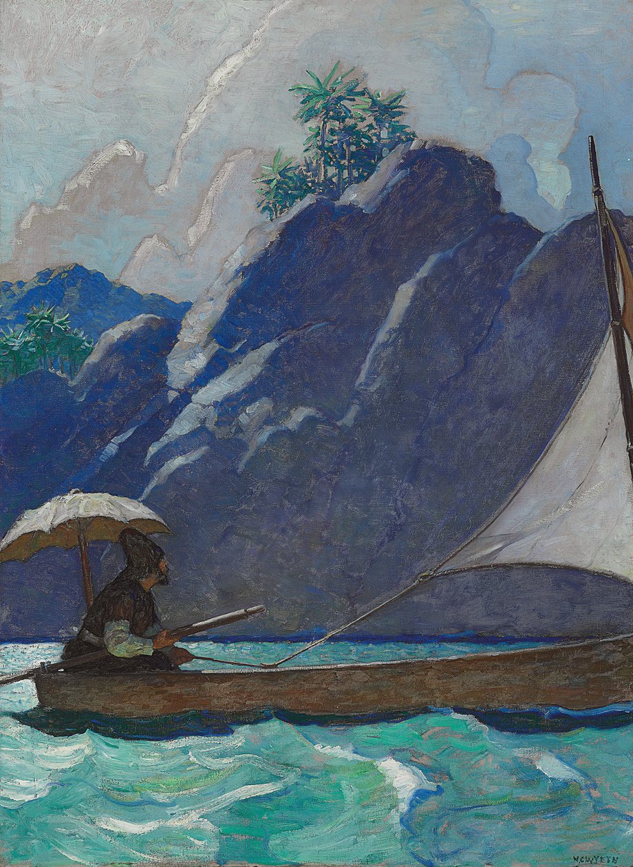 E così ogni tanto facevo un piccolo viaggio sul mare da Newell Convers Wyeth