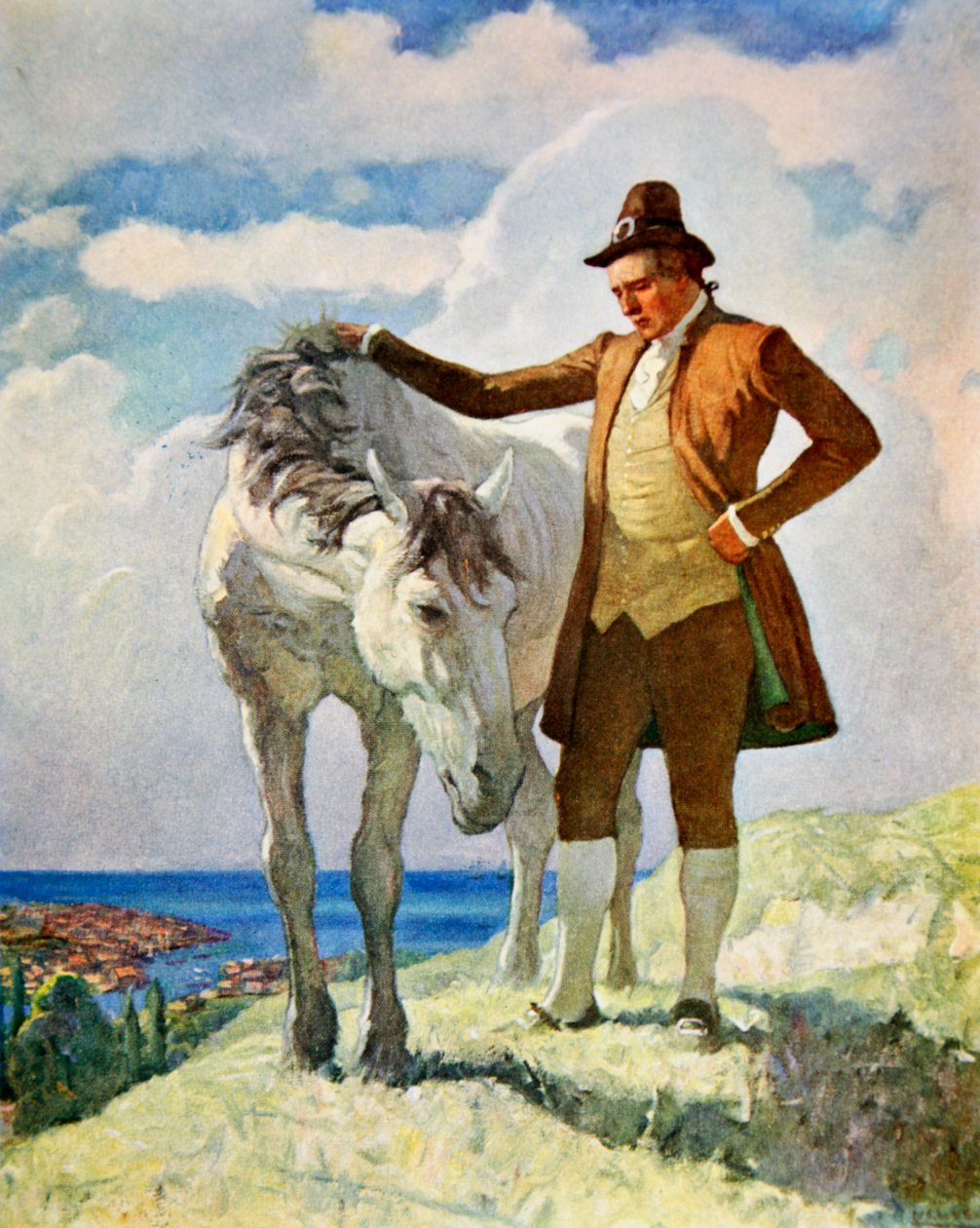 Cavallo e proprietario da Newell Convers Wyeth