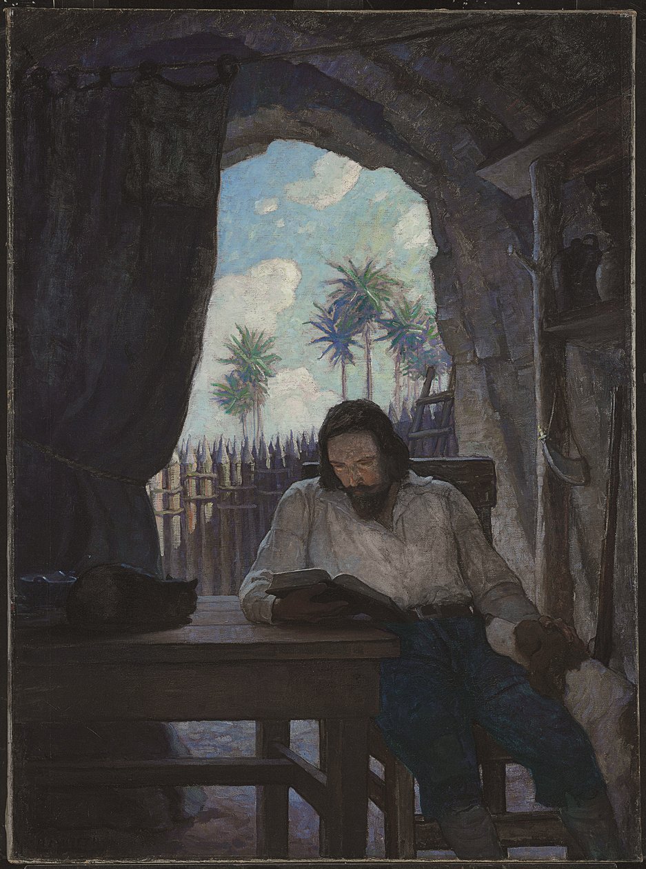 Al mattino ho preso la Bibbia; e iniziando dal Nuovo Testamento, ho iniziato... da Newell Convers Wyeth