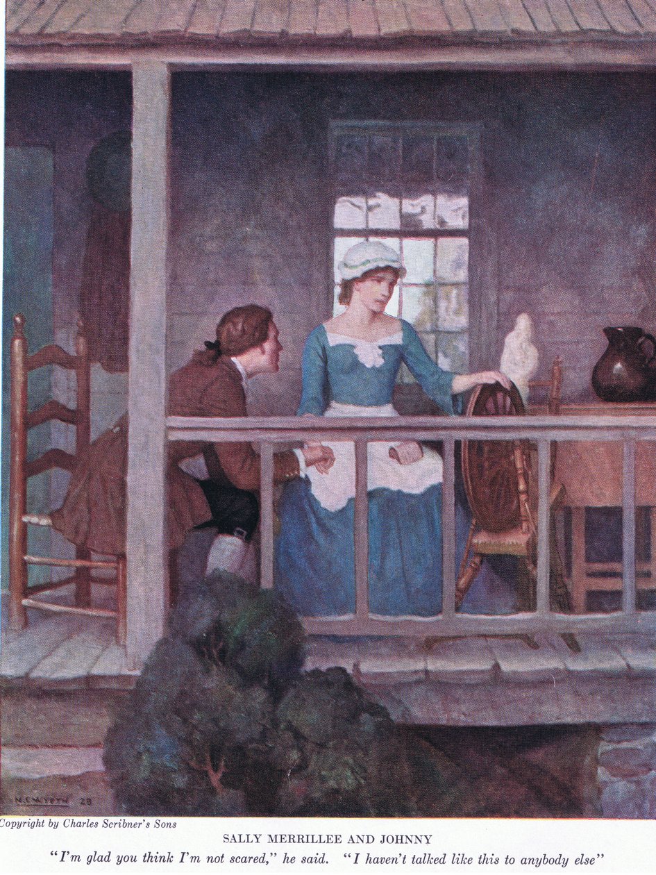 Sally Merrillee e Johnny: Sono contento che pensi che non abbia paura, disse. Non ho parlato così con nessun altro da Newell Convers Wyeth