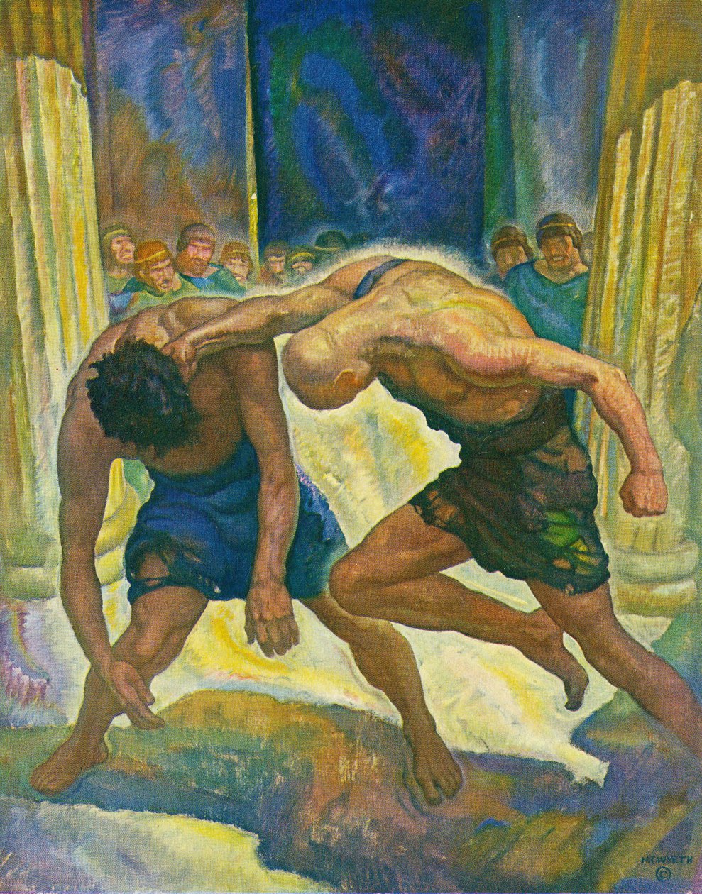 La lotta dei mendicanti da Newell Convers Wyeth