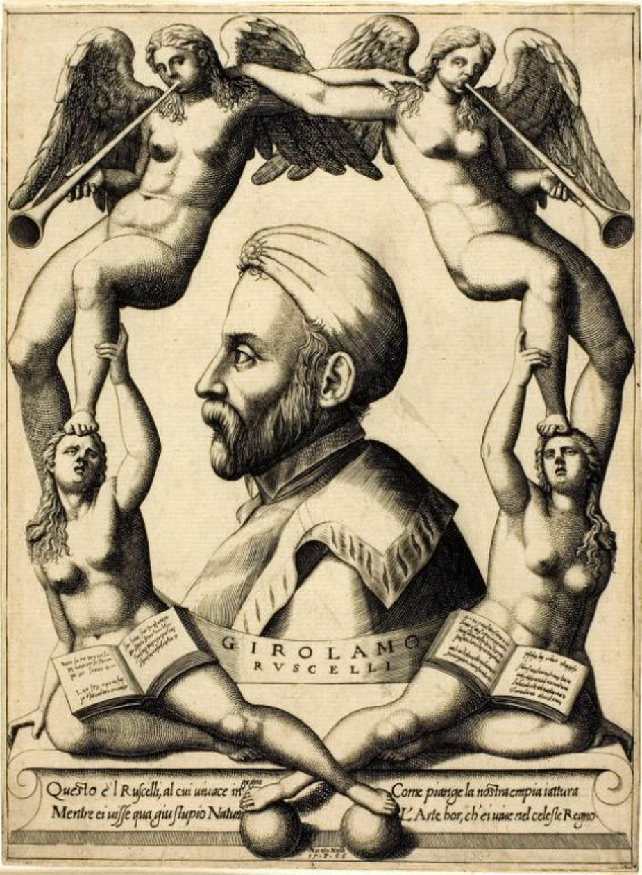 Ritratto di Girolamo Ruscelli da Niccolò Nelli