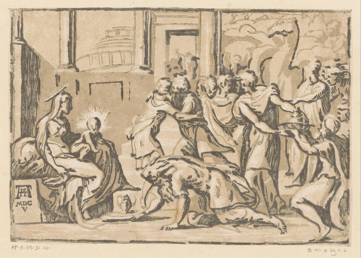 Adorazione dei Magi da Niccolò Vicentino (attributed to)