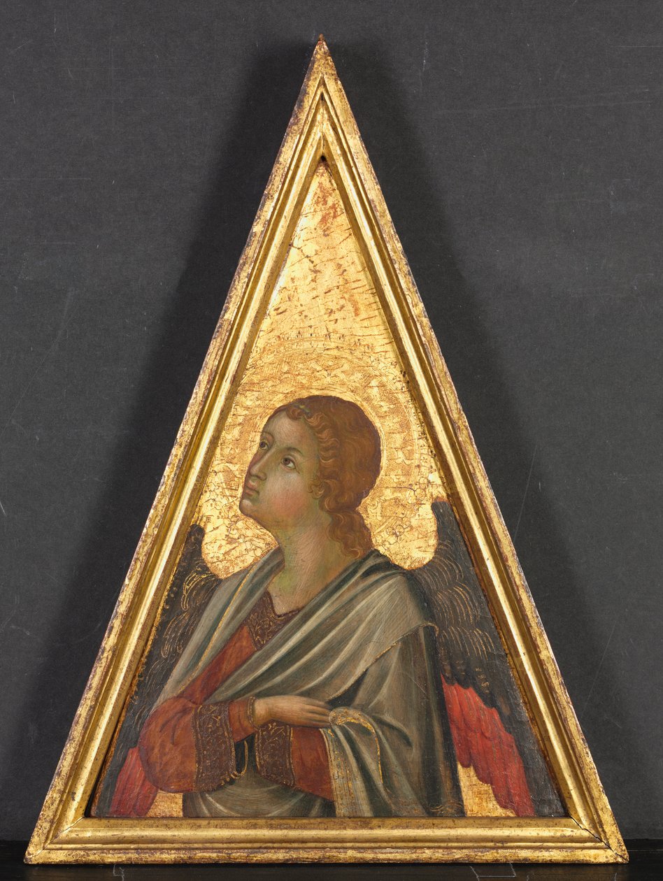 Pinnacolo con coppia di angeli, c. 1340 da Niccolò di Segna