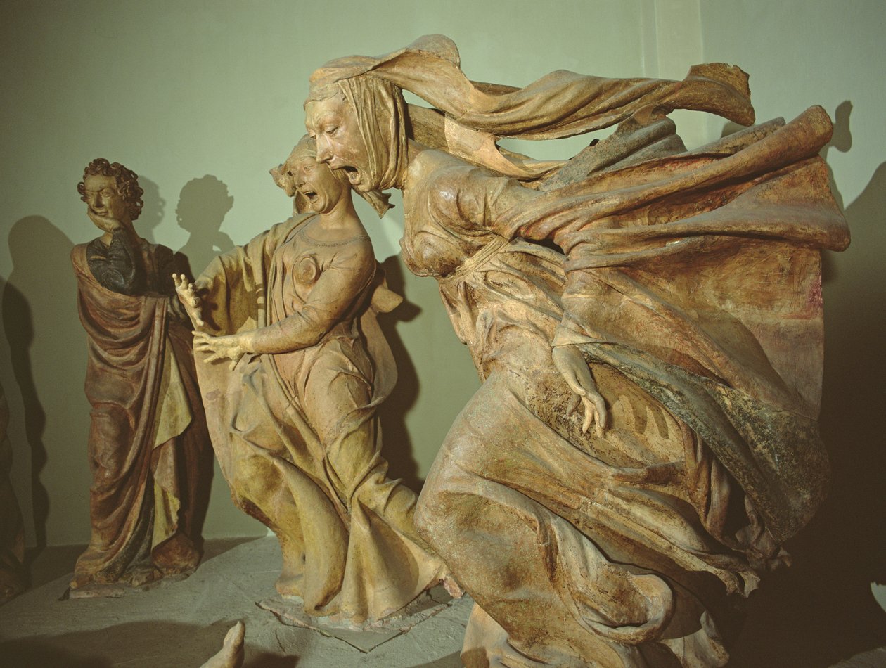 Vergine Maria, dalla Lamentazione da Niccolo dell Arca