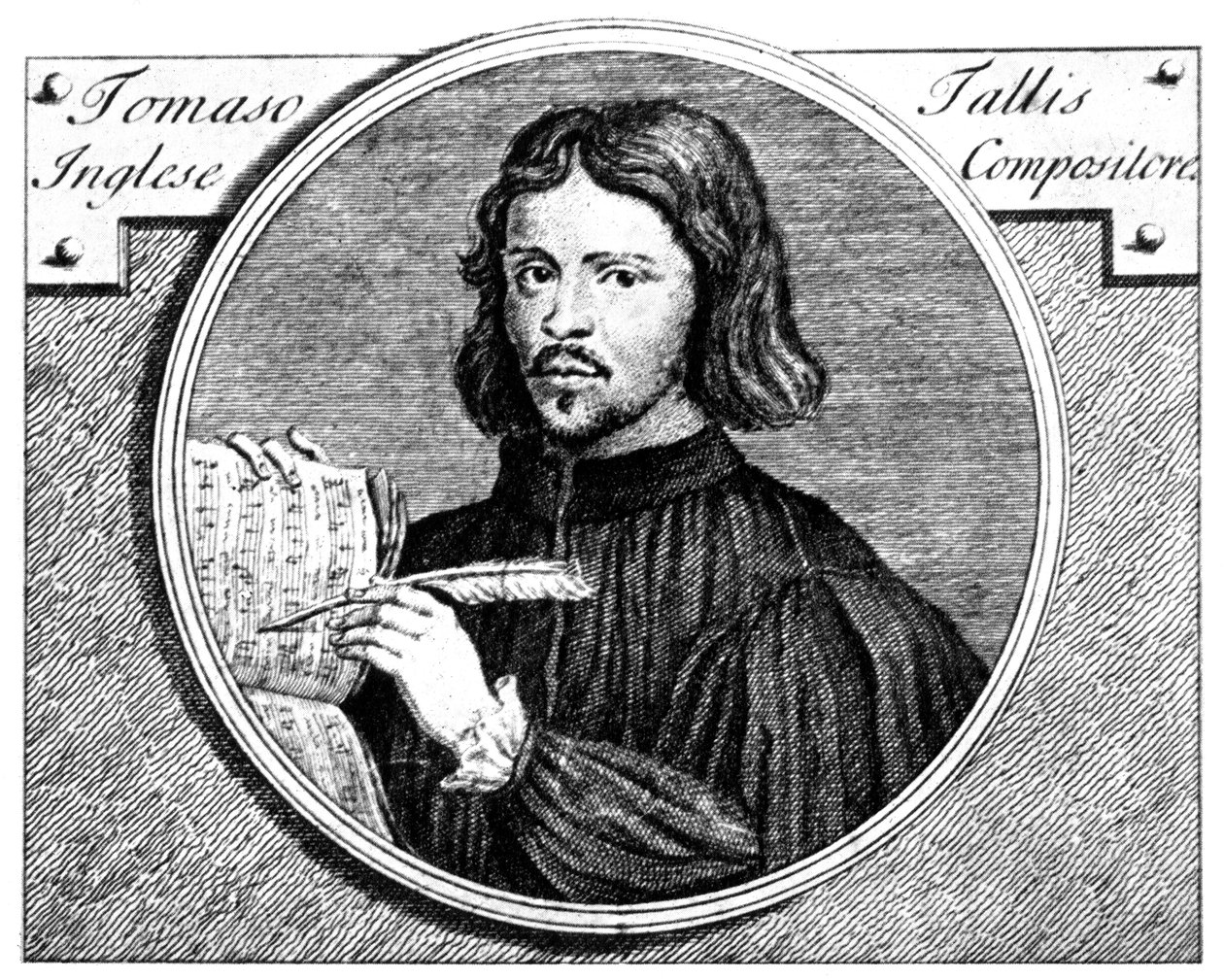 Thomas Tallis, organista e compositore inglese da Niccolo Francesco Haym