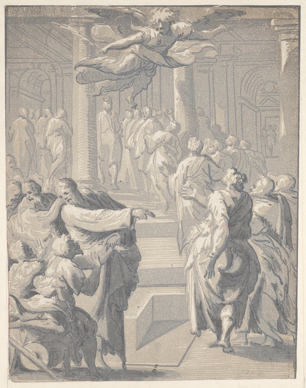 Cristo guarisce il paralitico, 1540-50 da Niccolo Vicentino