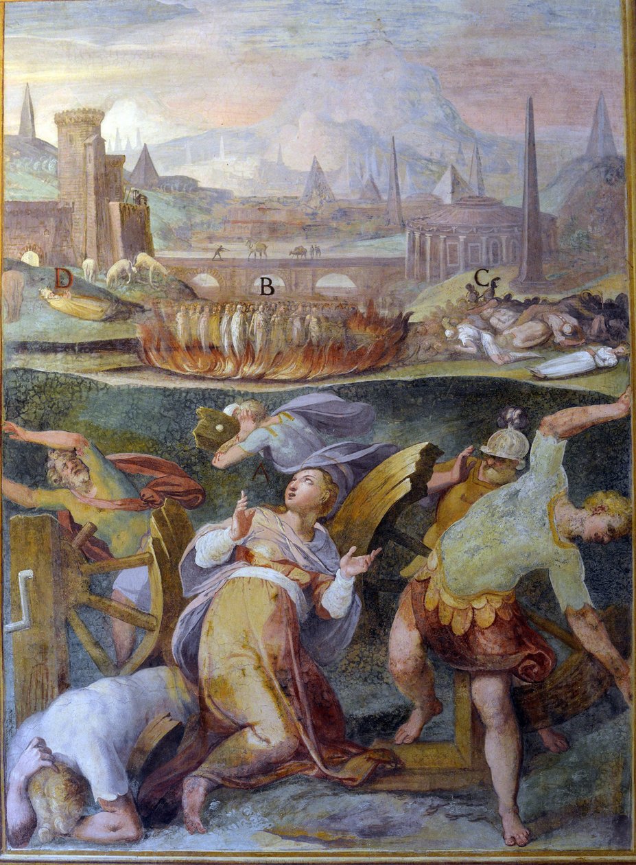 Martire dei primi cristiani da Niccolo called Pomarancio Circignani