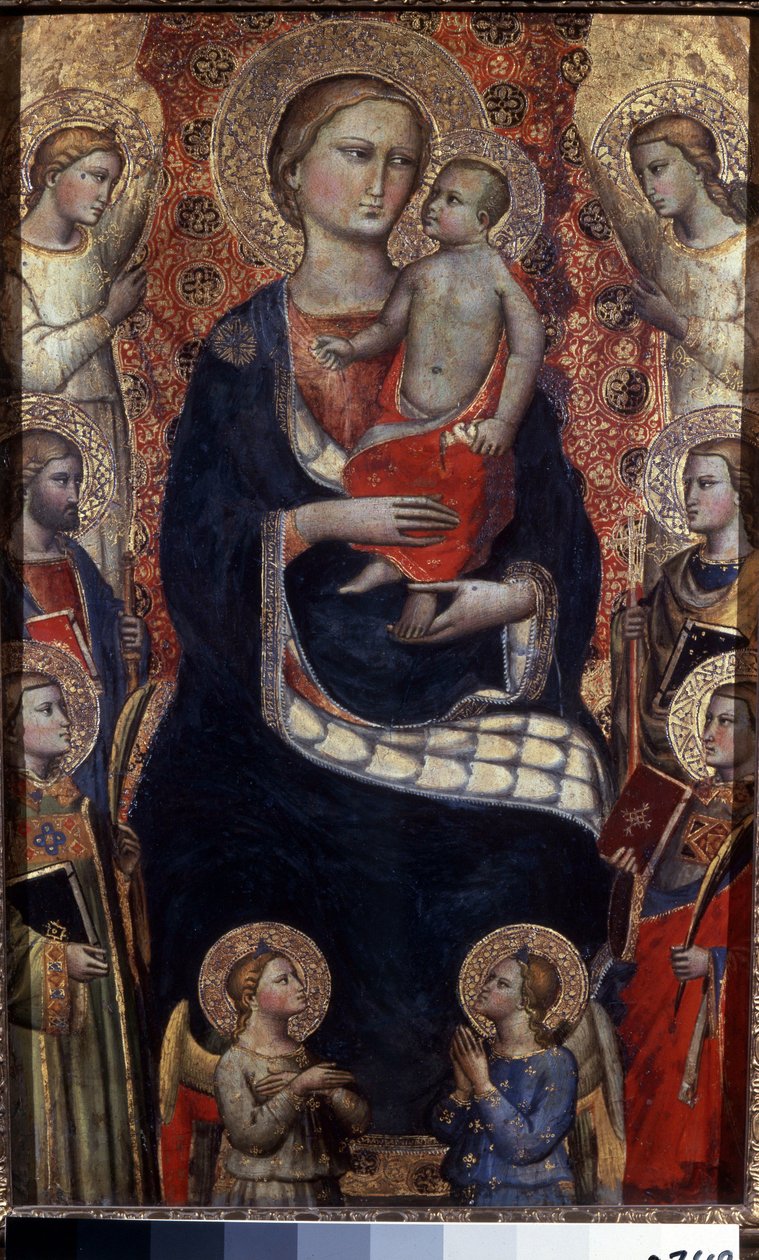 Vergine con il Bambino, Santi e angeli da Niccolo di Pietro Gerini