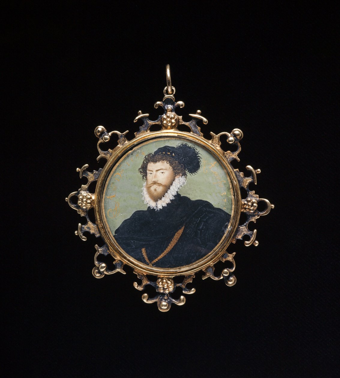 Un uomo sconosciuto, c.1574 da Nicholas Hilliard