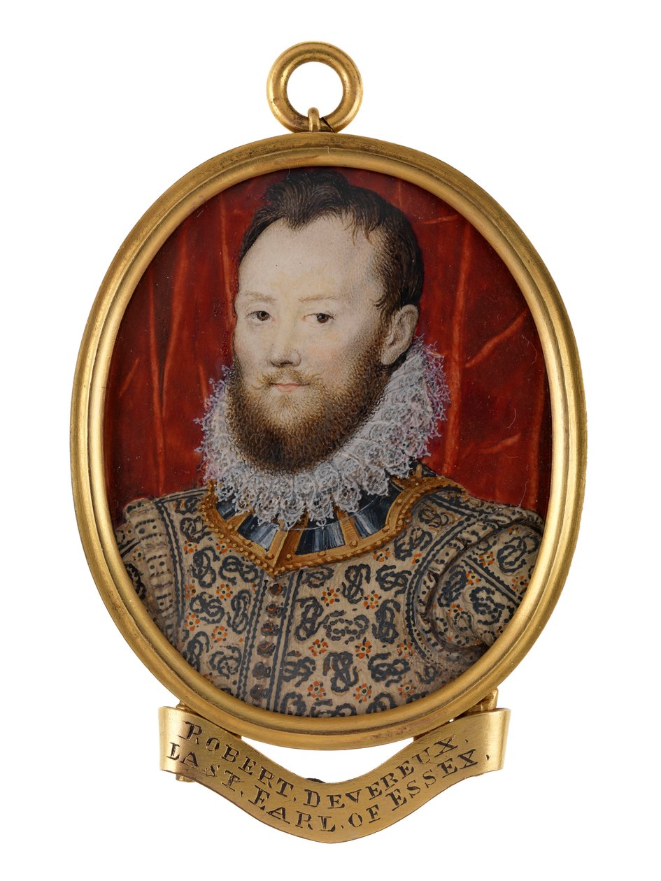 Robert Devereux, 2° Conte di Essex, c.1590 da Nicholas (school of) Hilliard