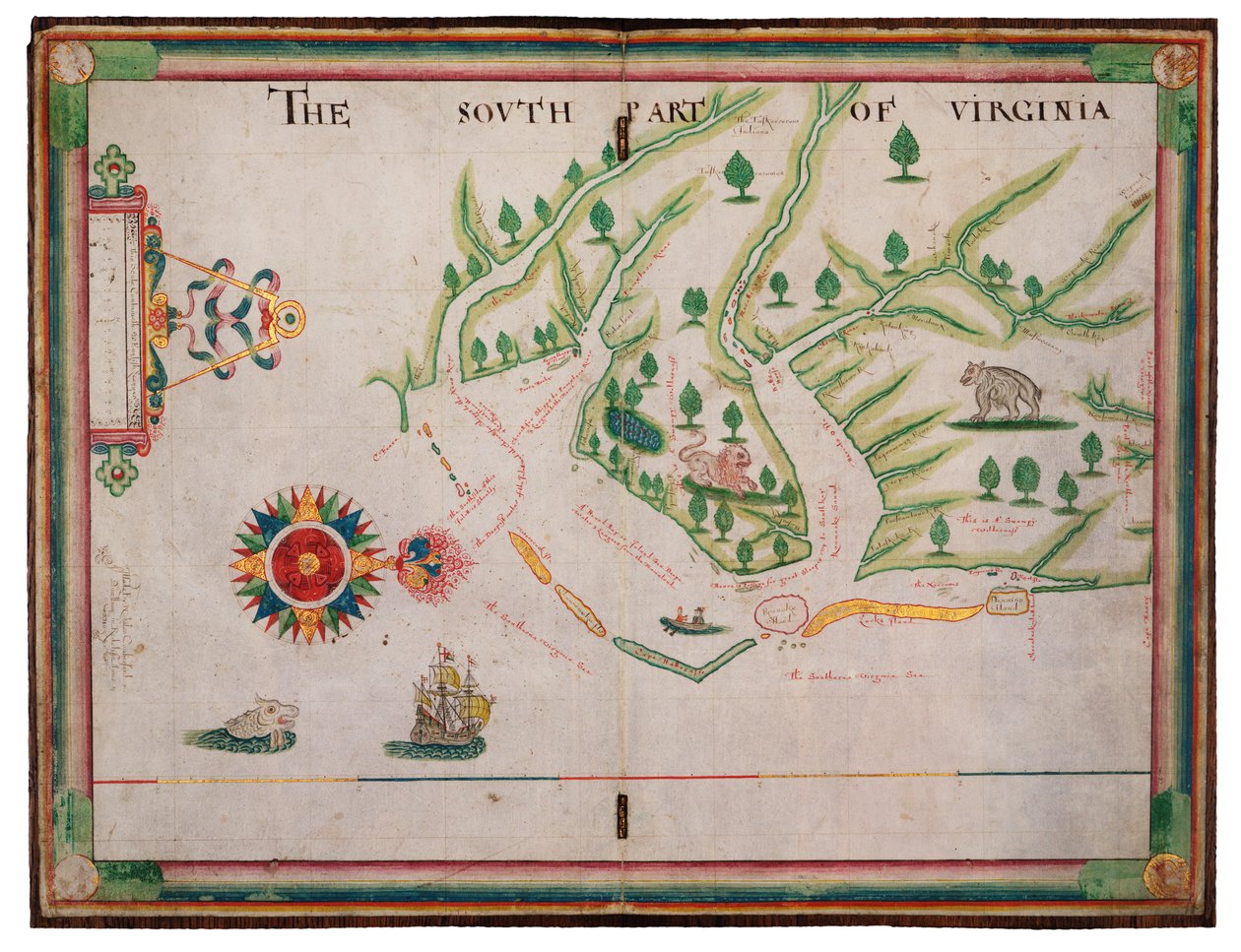 La parte sud della Virginia da Nicholas Comberford