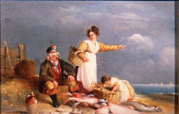 Pescatori con il pescato da Nicholas Condy