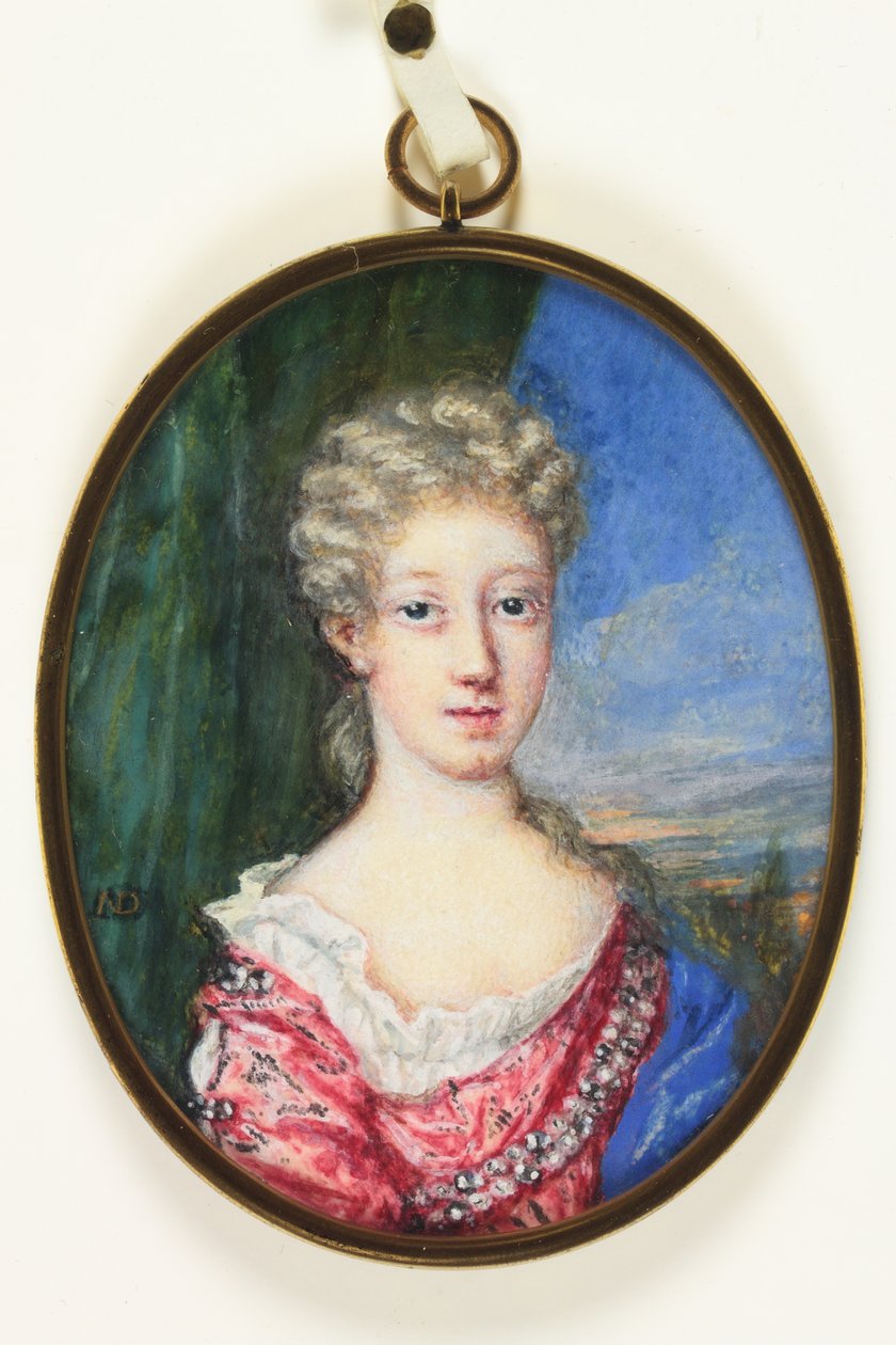 Lady Henrietta Cavendish Harley, poi Contessa di Oxford (smalto) da Nicholas Dixon