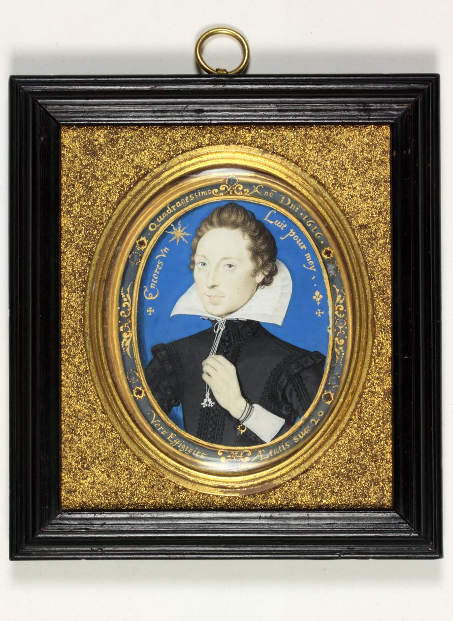 Un Gentiluomo Chiamato Henry Carey, 2° Conte di Monmouth da Nicholas Hilliard