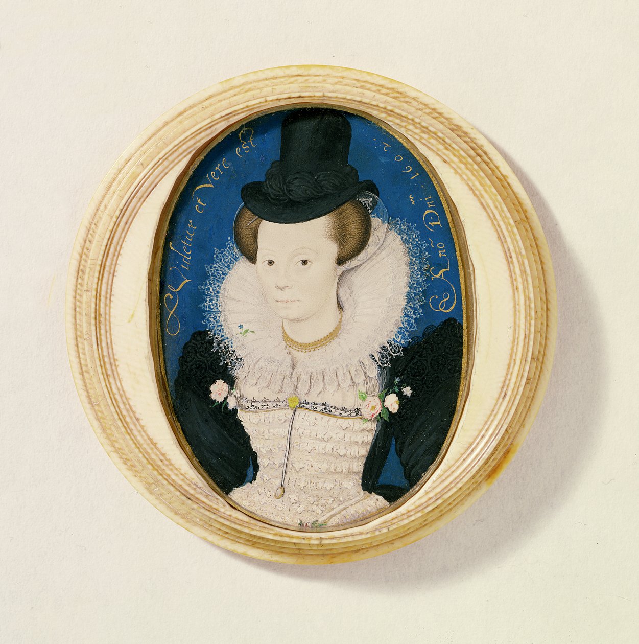 Miniatura di una donna sconosciuta, 1602 da Nicholas Hilliard
