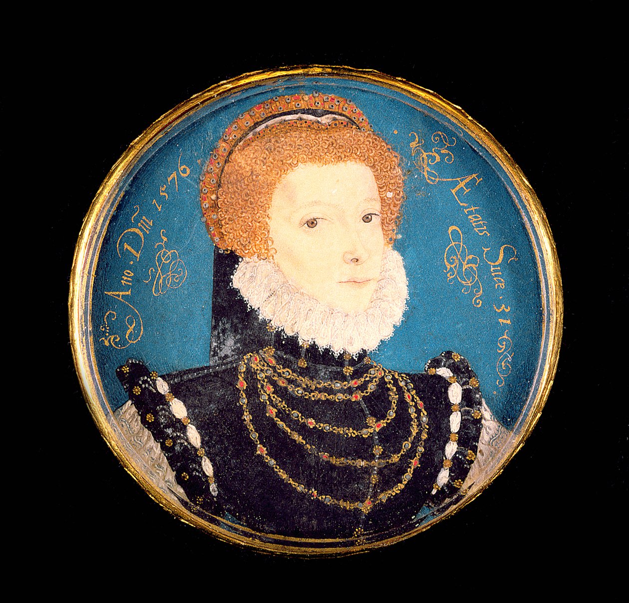 Ritratto di una donna, 1576 da Nicholas Hilliard