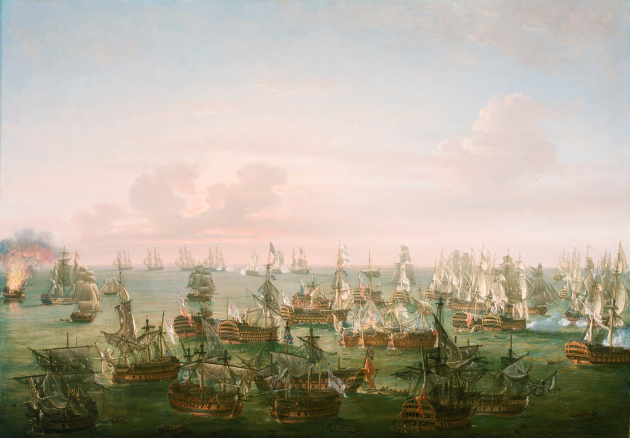 La battaglia di Trafalgar, 21 ottobre 1805, fine dell