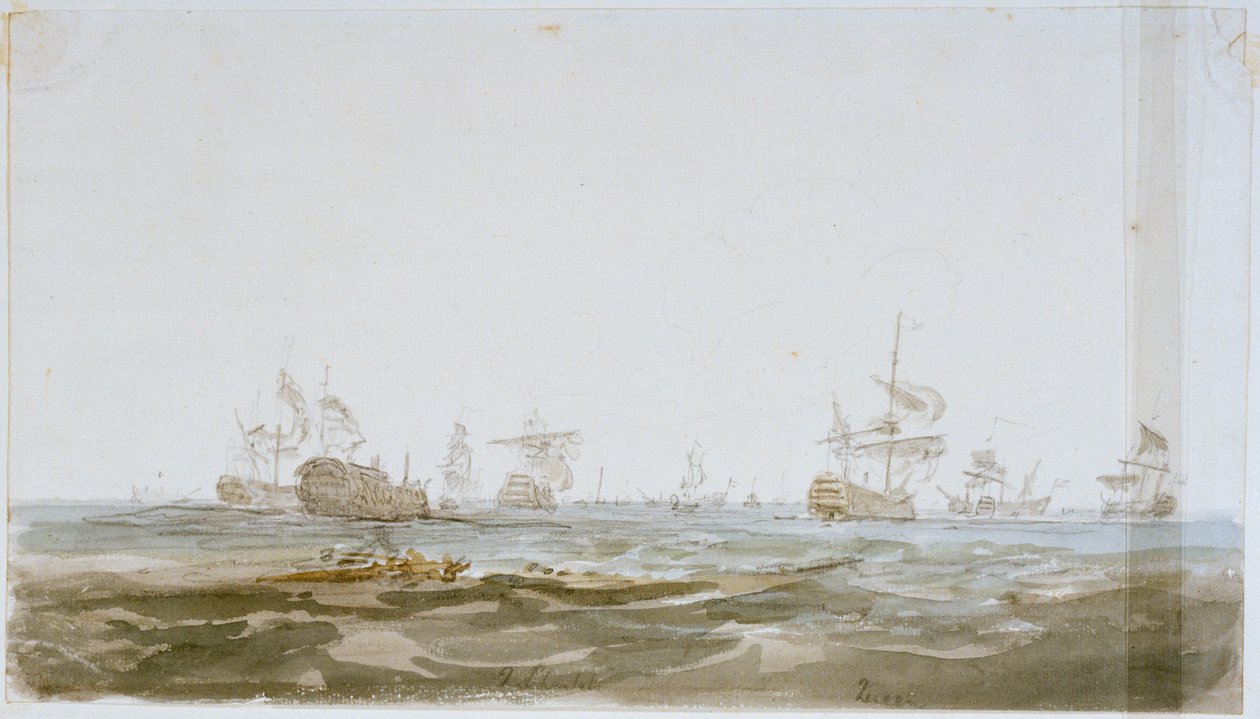 La battaglia del Glorioso Primo di Giugno da Nicholas Pocock