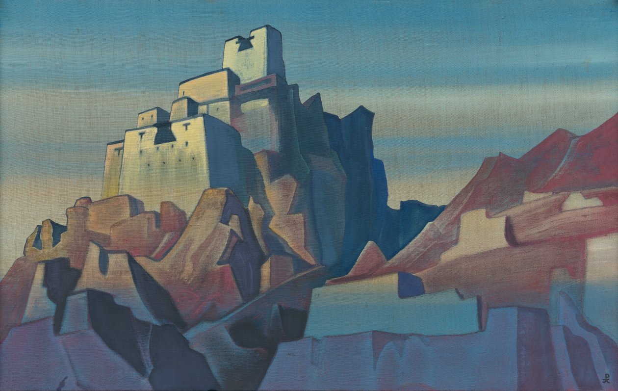 Castello in Ladakh, 1933 da Nicholas Roerich