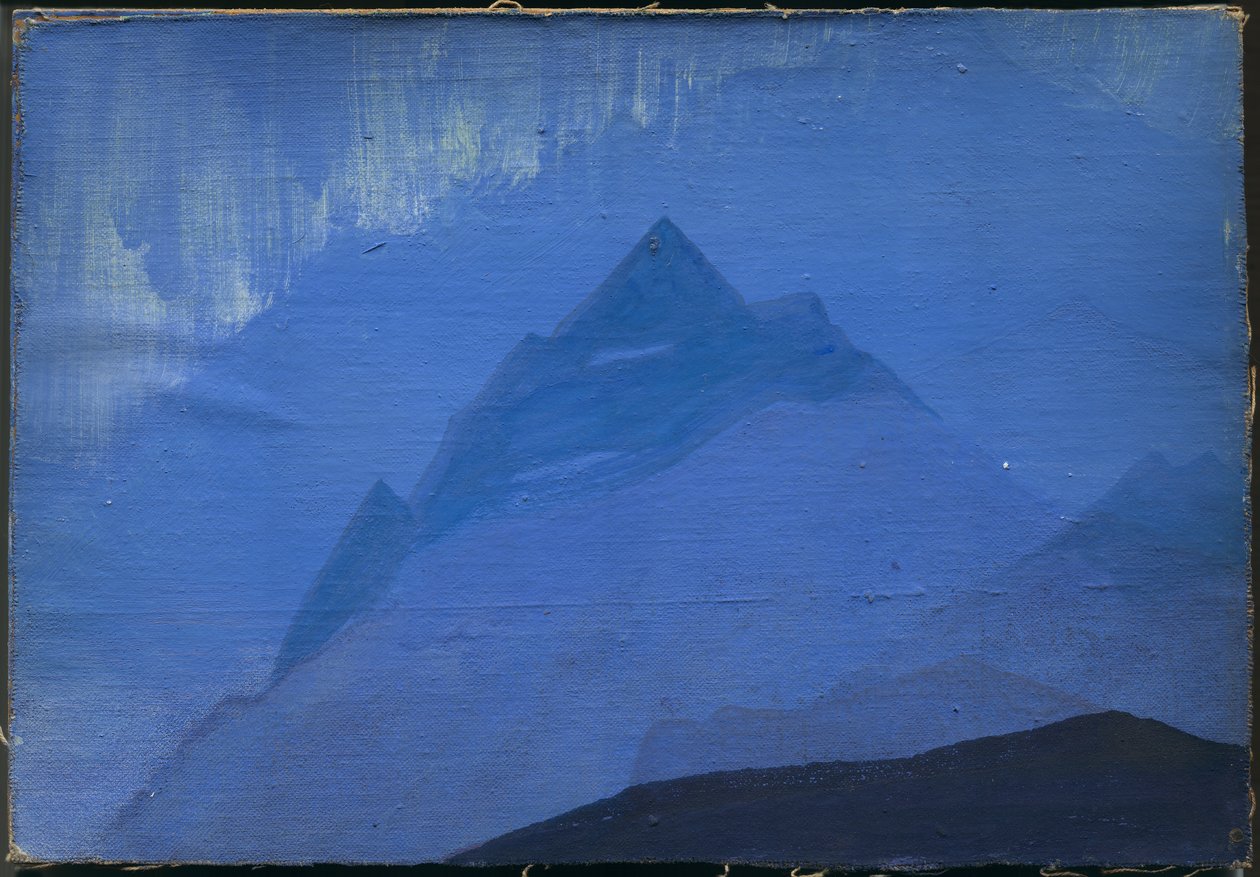 Himalaya, pioggia, 1933 da Nicholas Roerich