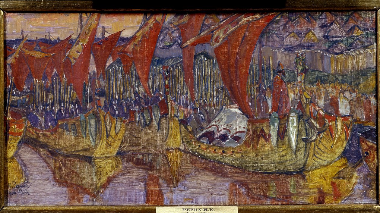 La campagna di Chersonessos di Vladimir il Grande da Nicholas Roerich