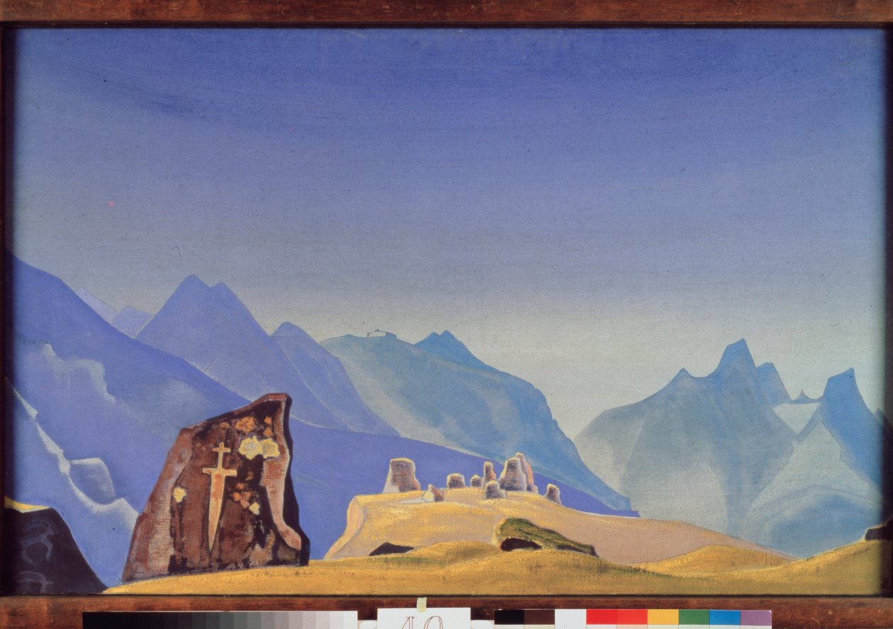 La spada di Gesar Khan da Nicholas Roerich
