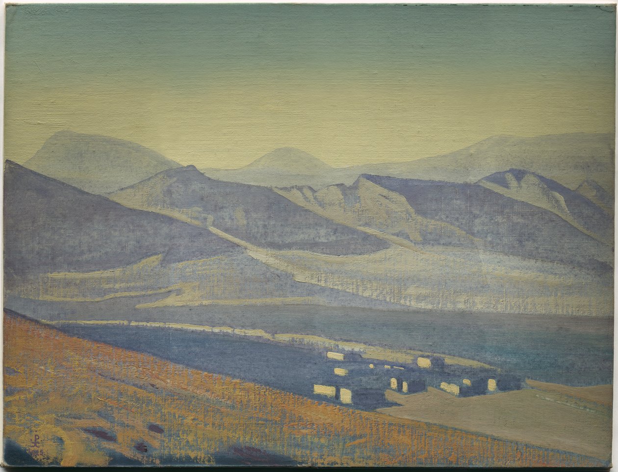 Santuari e cittadelle, dalla serie con lo stesso titolo, 1925 da Nicholas Roerich
