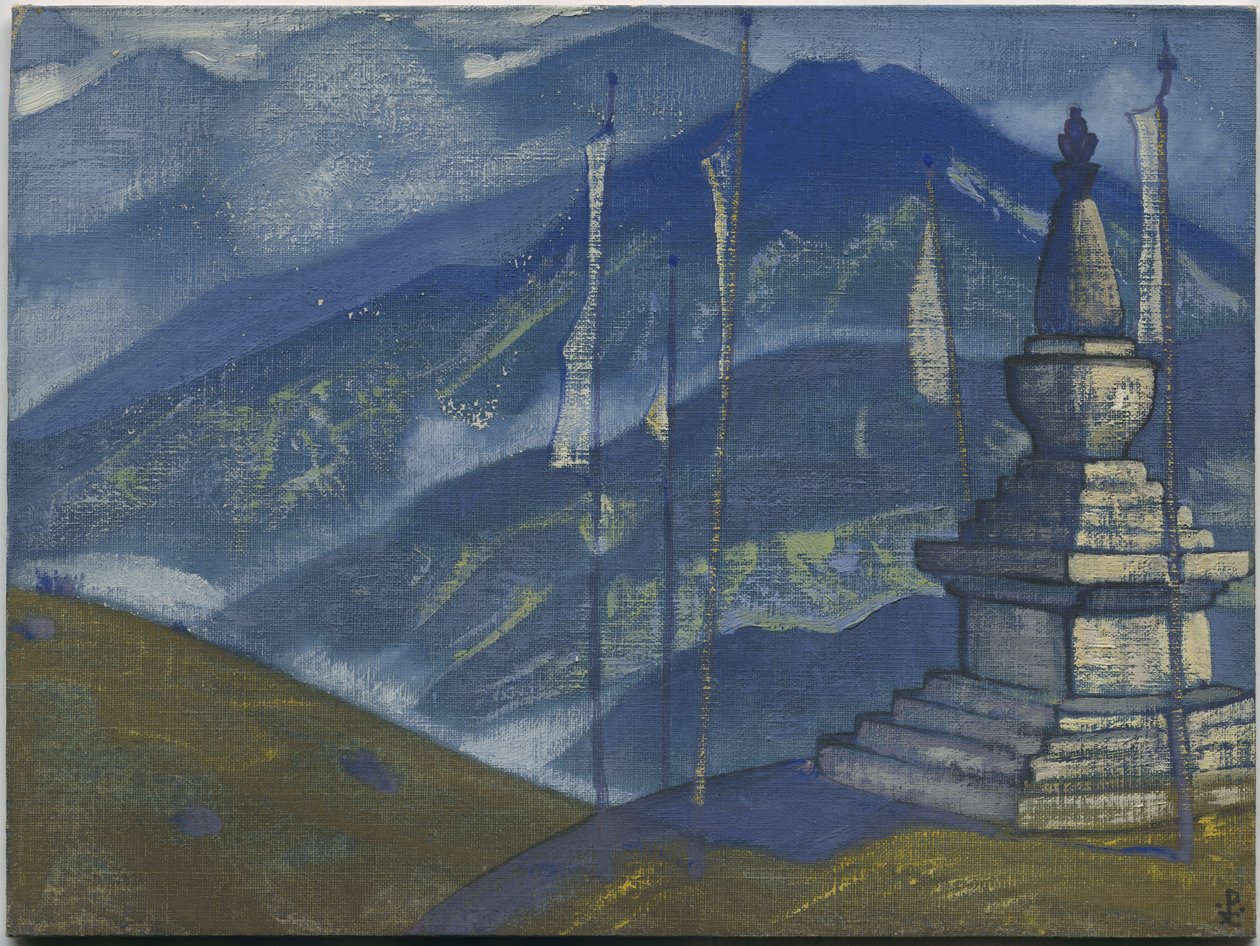 Onde di nebbia, serie "Himalayana", 1924 da Nicholas Roerich