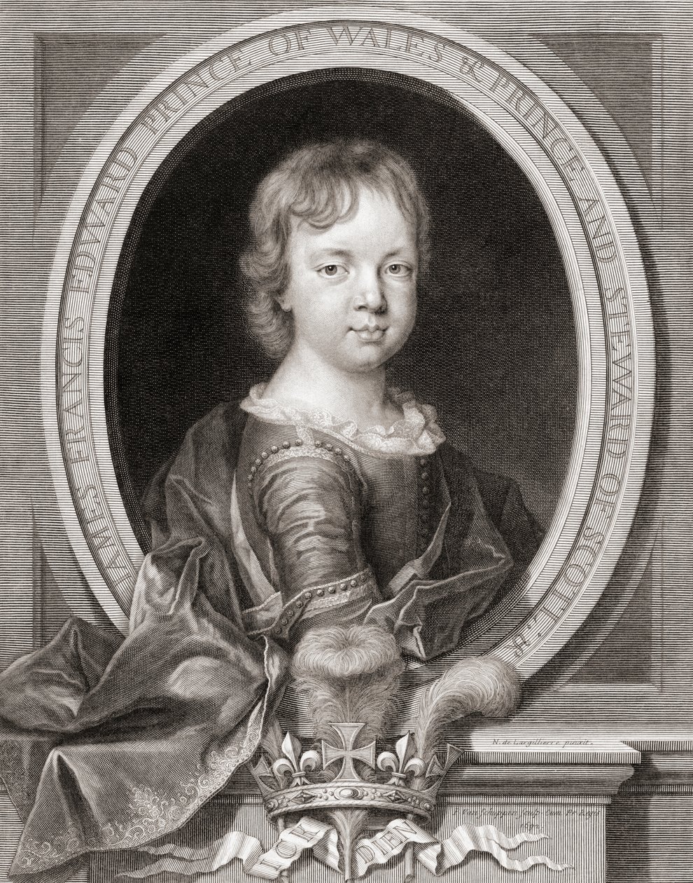 Principe James Francis Edward Stuart da Nicholas de (after) Largilliere