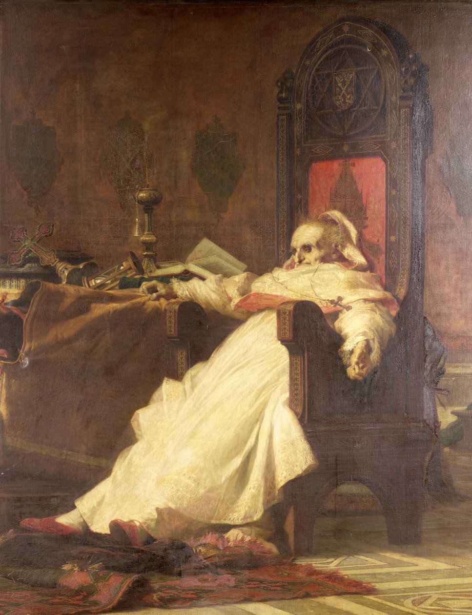 Morte di Papa Bonifacio VIII (1235-1303) da Nicholo Barabino