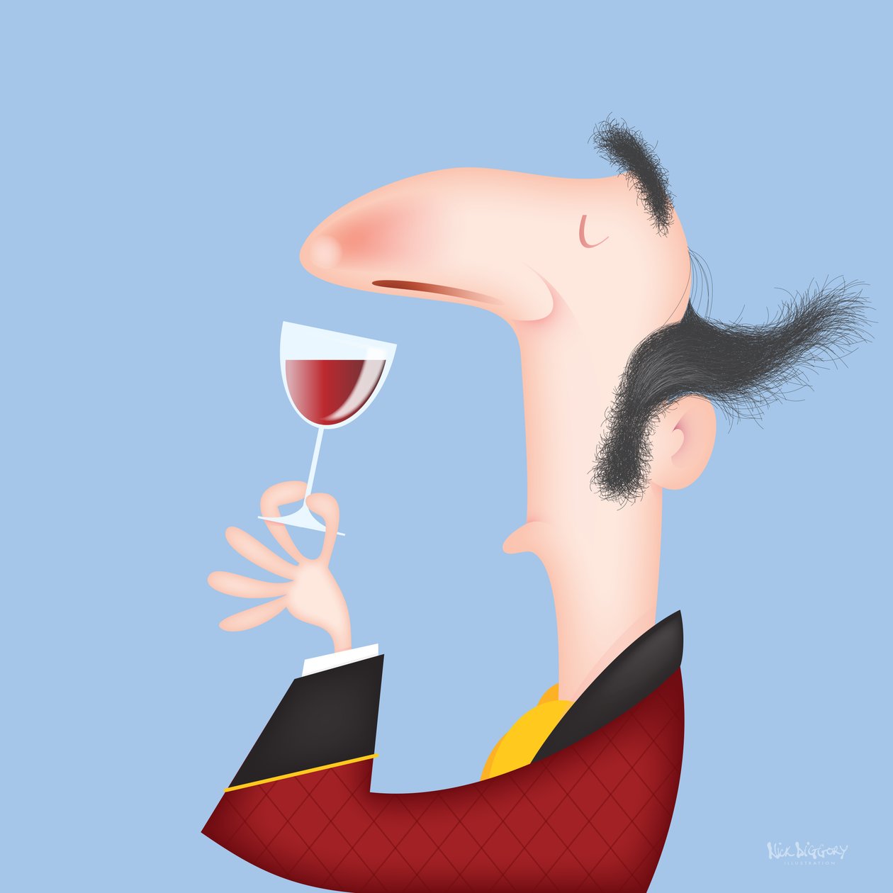 Il Connoisseur, 2023 (digitale) da Nick Diggory