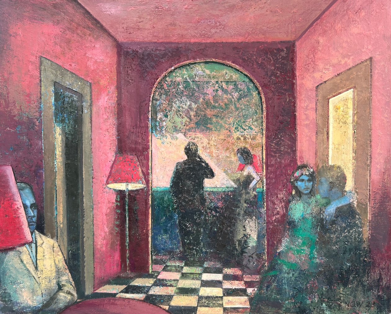 Trappola per miele, 2020-23 (olio su tavola) da Nick Williams