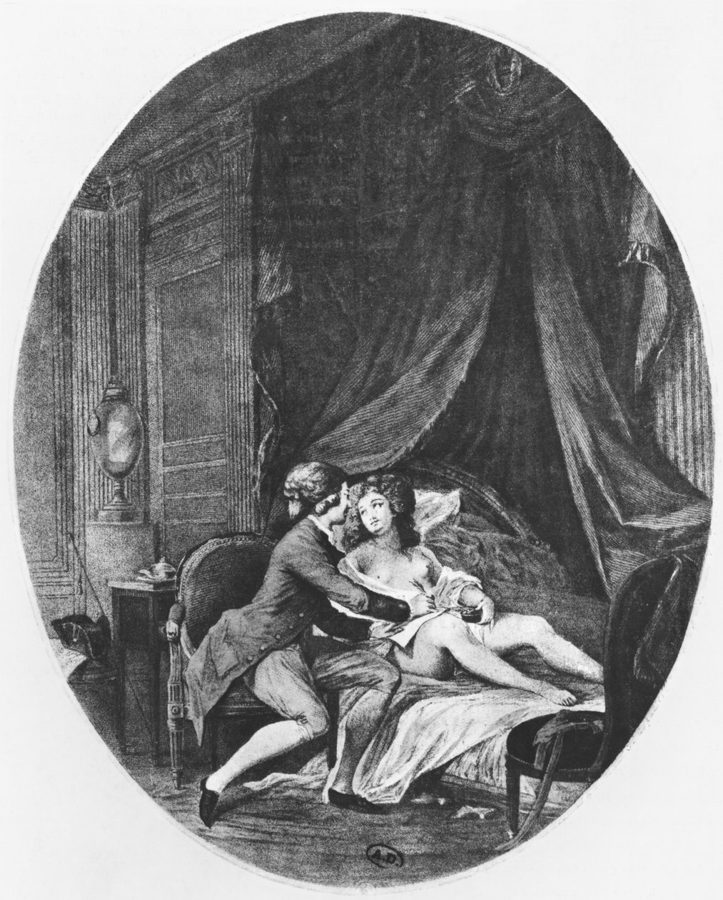 Valmont ed Emilie, illustrazione da 