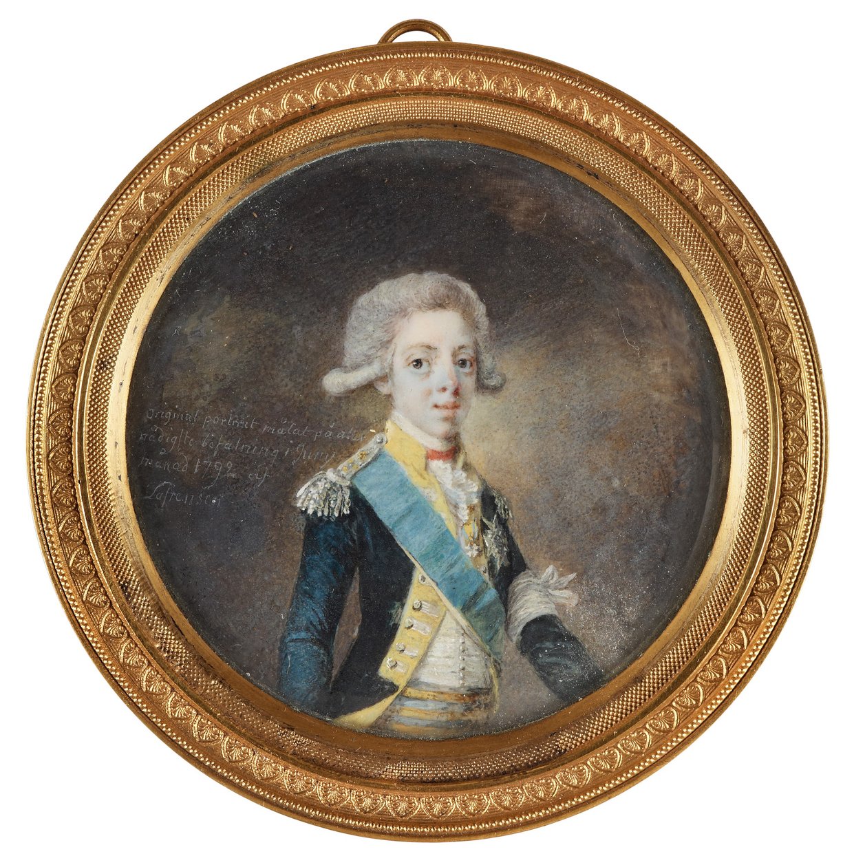 Ritratto di Gustavo IV Adolfo di Svezia, 1792 da Niclas Lafrensen