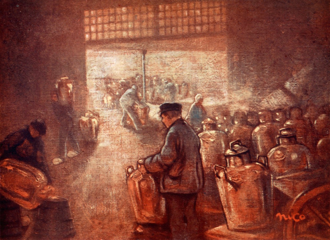 Una latteria, 1904 da Nico Jungman