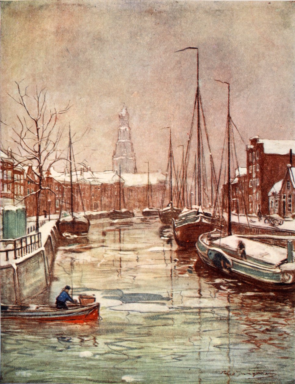 Un canale di Groningen all