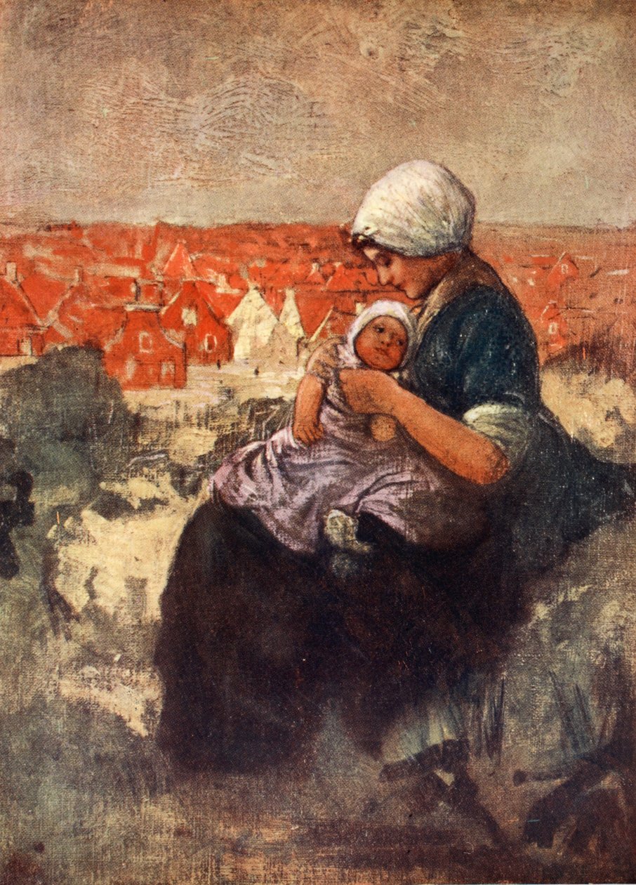 Madre e figlio di Scheveningen, 1904 da Nico Jungman