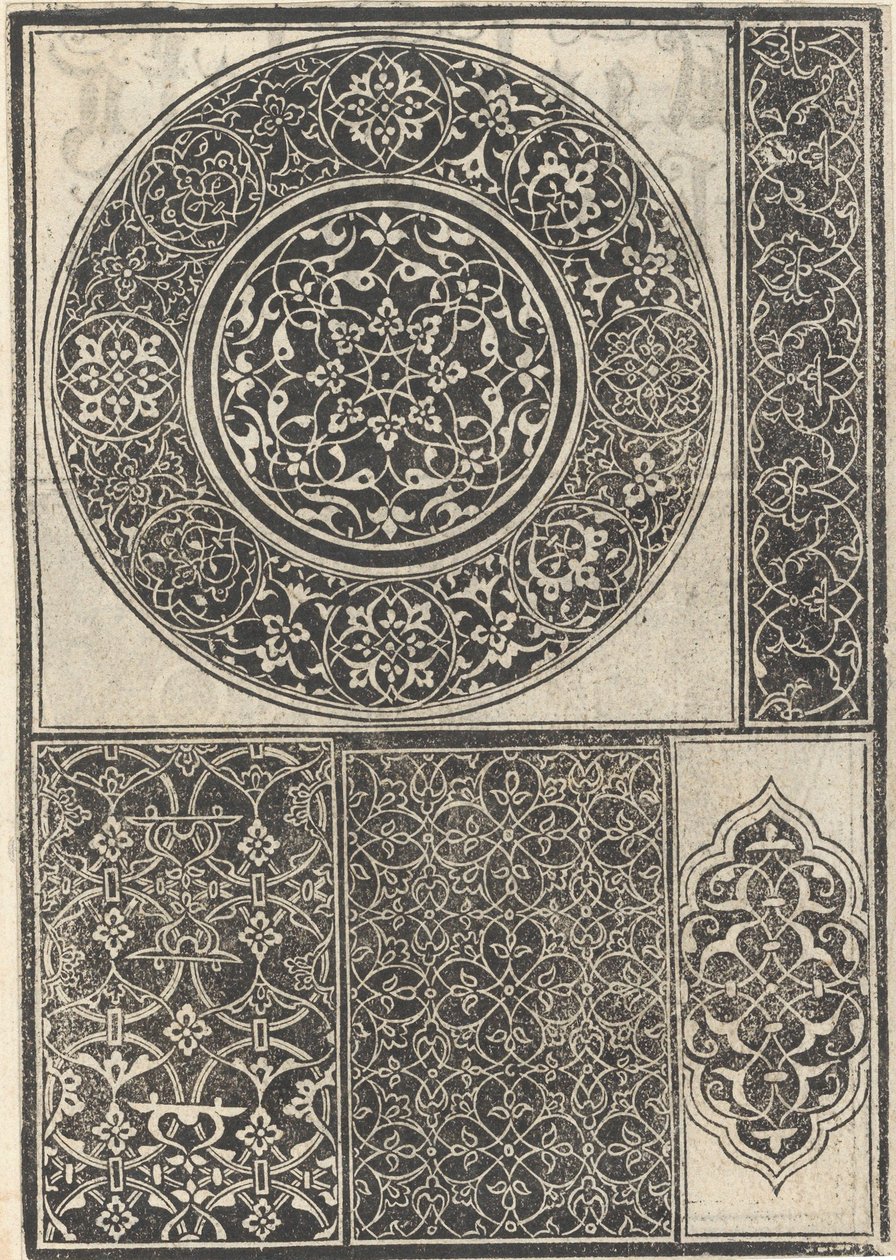 Esemplario di lavori, pagina 15 verso, agosto 1529 da Nicolò Zoppino